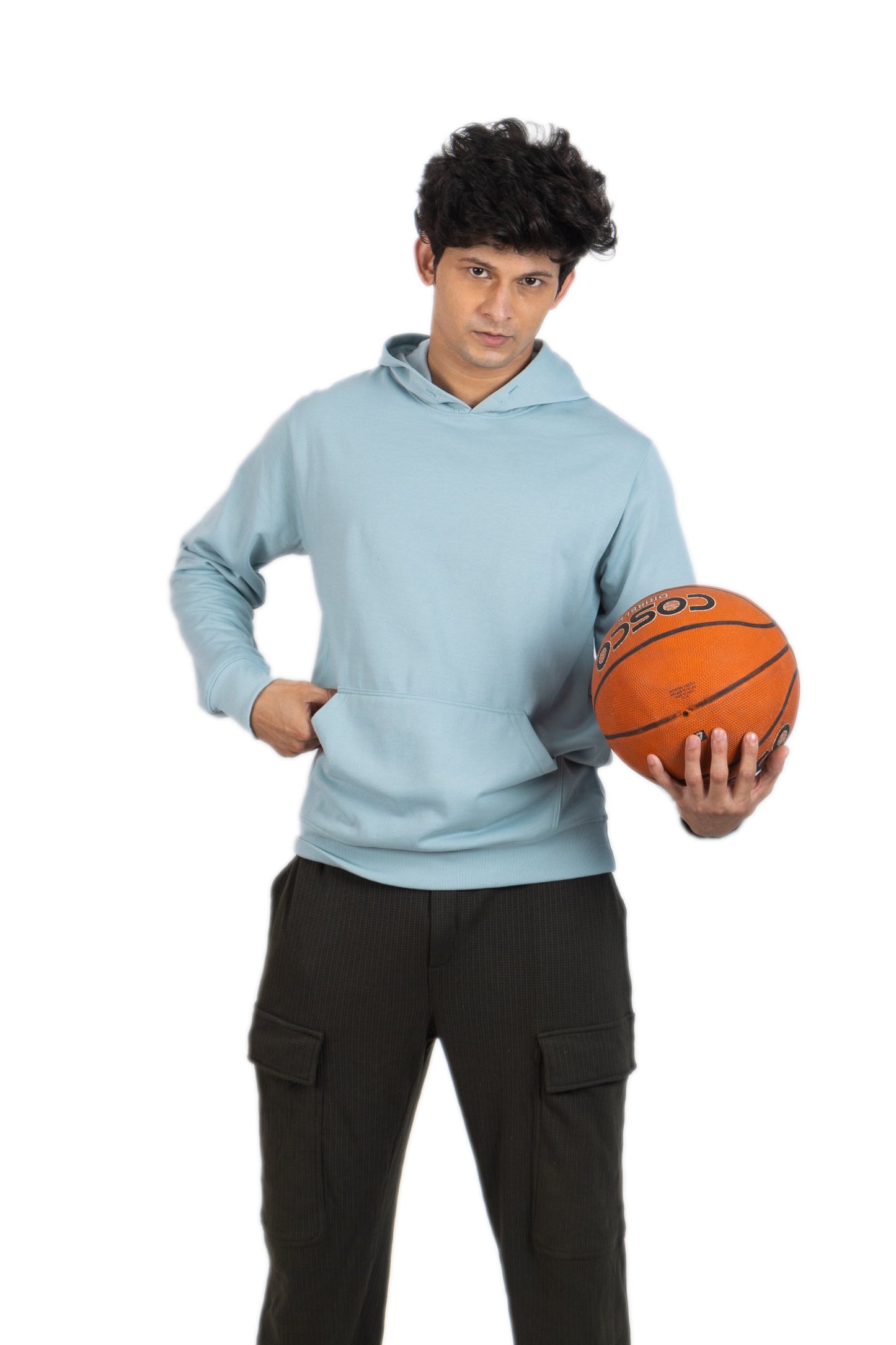 Solid Aqua Hoodie