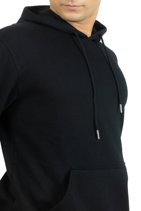 Solid Black Hoodie