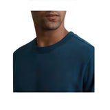 WHT YOU WEAR || Classic Crew Neck Blue Sweatshirt, Long Sleeve