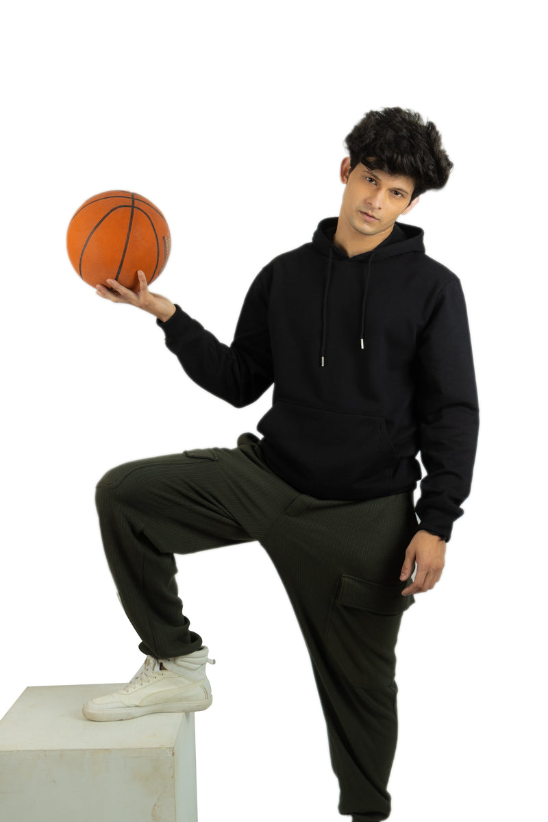 WHT YOU WEAR || Classic Men’s Hoodie – Comfortable & Stylish Everyday Wear ||Hooded Sweatshirt Core Solid Hoodie
