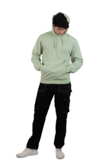 WHT YOU WEAR || Classic Men’s Hoodie Light Green – Comfortable & Stylish Everyday Wear ||Hooded Sweatshirt Core Solid Hoodie